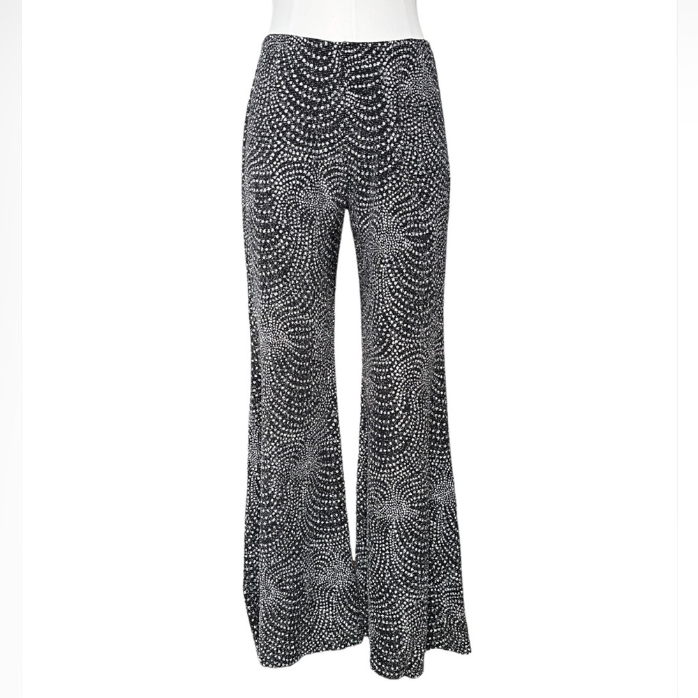 Glitter Disco Flare Pants